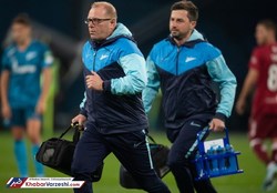 عکس| اتفاق ناگوار در روسیه؛ ضربه مغزی هم‌تیمی سردار