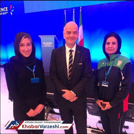 عکس| حضور ۲ ایرانی در مراسم بهترین‌های فیفا