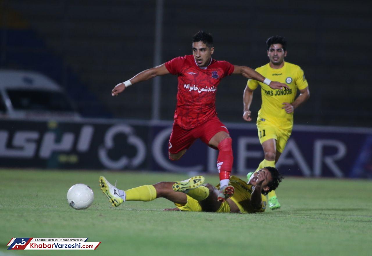 گزارش تصویری| فرار جمی‌ها از شکست در دقایق پایانی مقابل نساجی
