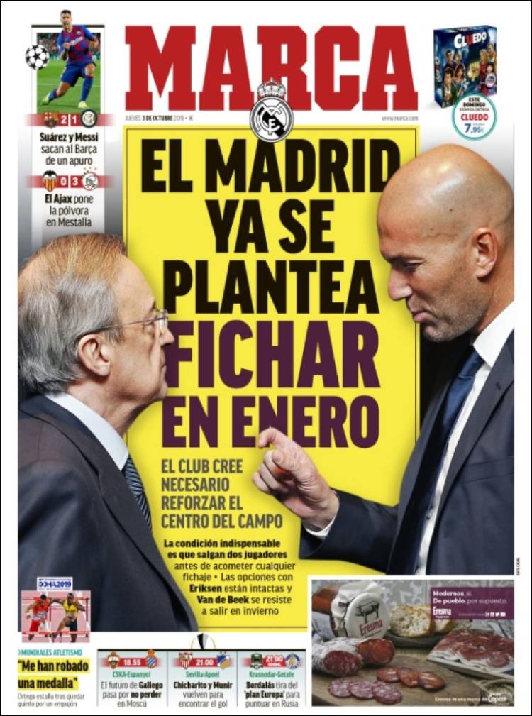 روزنامه مارکا| مادرید از همین حالا برای خریدهای ژاویه برنامه‌ریزی کرد