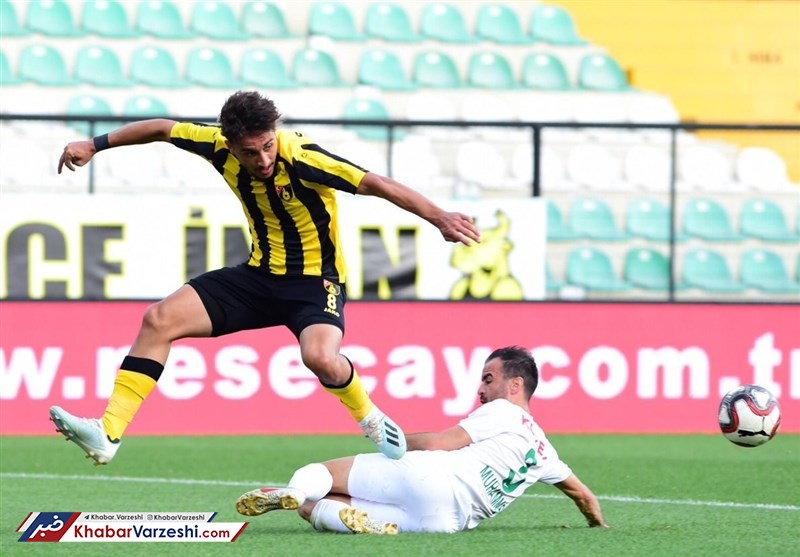 توقف استانبول‌اسپور در حضور ۱۶ دقیقه‌ای مهاجم ایرانی