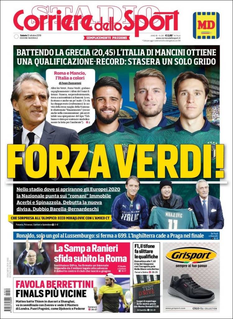 روزنامه کوریره| زنده‌باد سبزها!