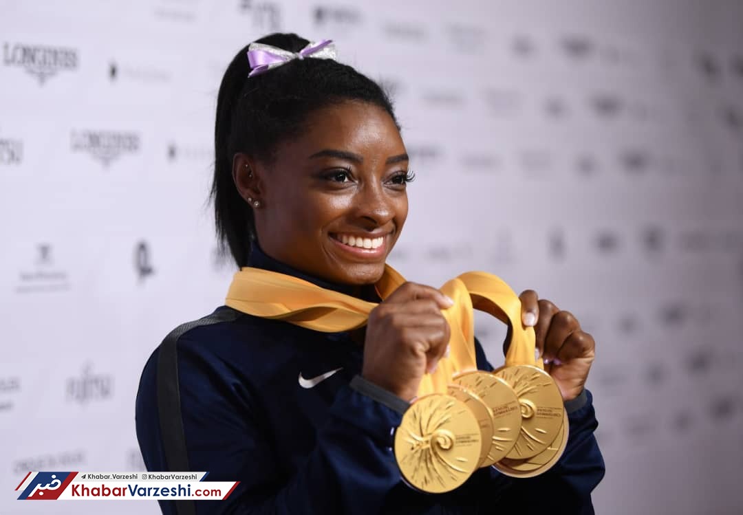 شگفتی آفرینی دختر ژیمناستیک‌کار آمریکایی