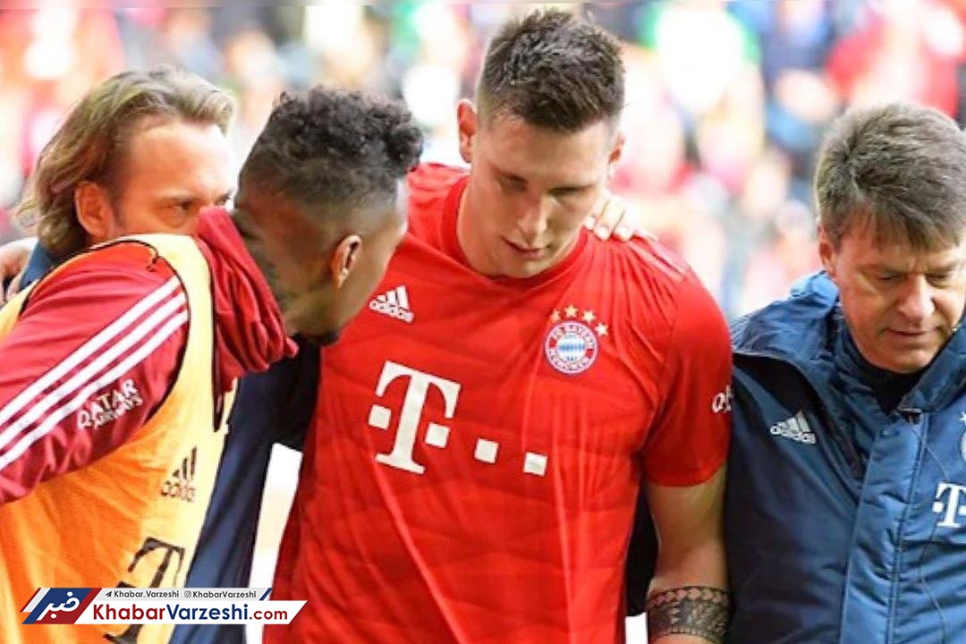 مدافع بایرن صلیبی پاره کرد