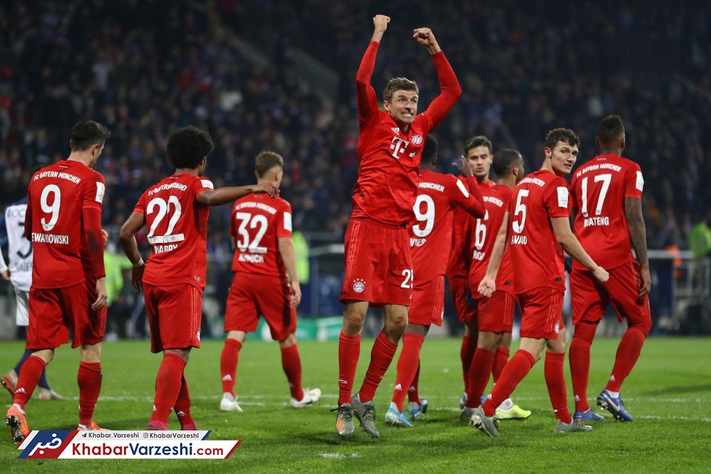 پایان شیرین 84 دقیقه استرس برای بایرن؛ صعود در پنج دقیقه