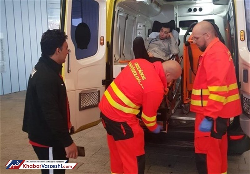 عکس| مصدومیت شدید کشتی‌گیر ایرانی در مجارستان