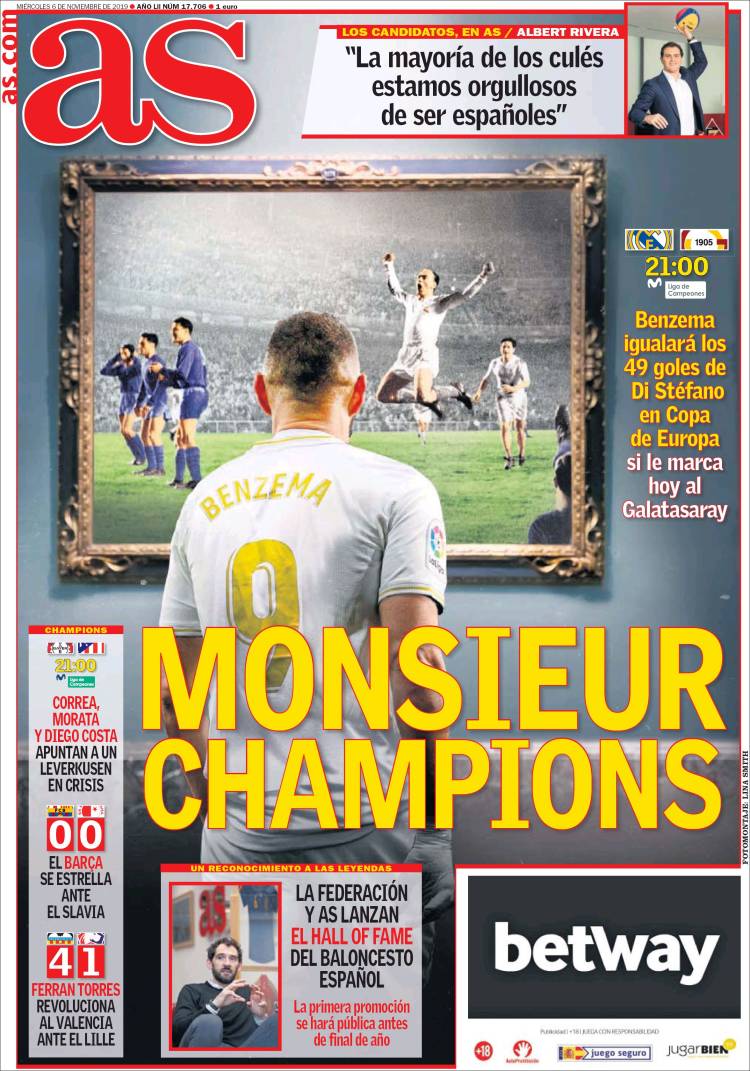 روزنامه آس| آقای لیگ قهرمانان