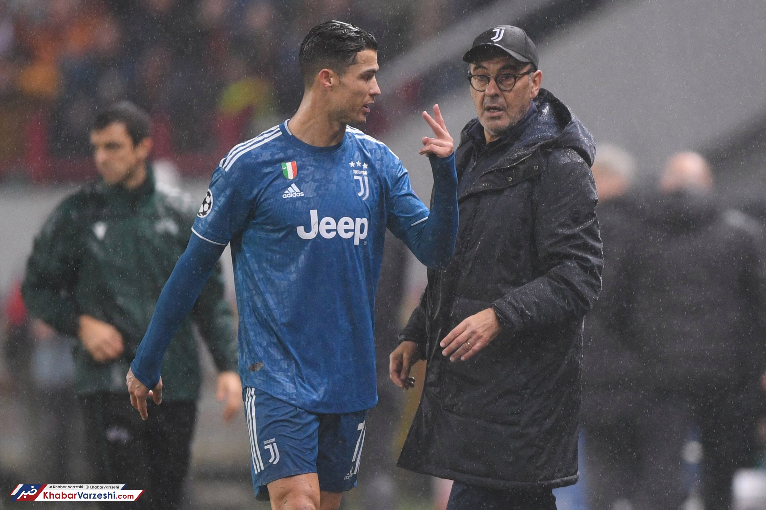 چرا رونالدو تعویض شد؟