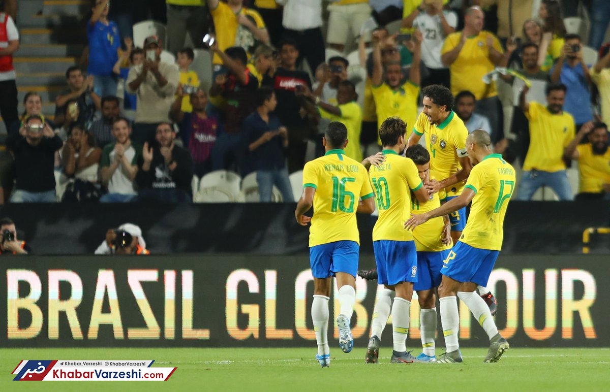 برزیل پس از 5 بازی پیروز شد