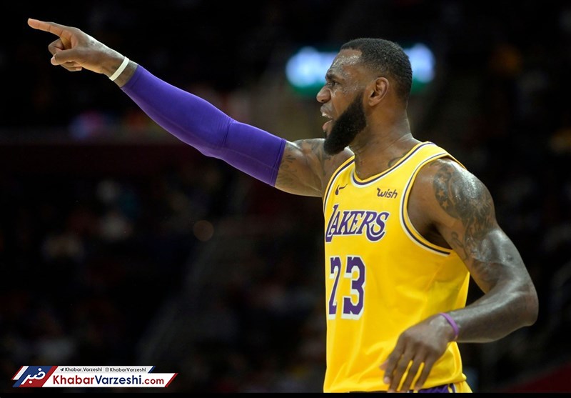 ثبت رکورد تاریخی جیمز در NBA