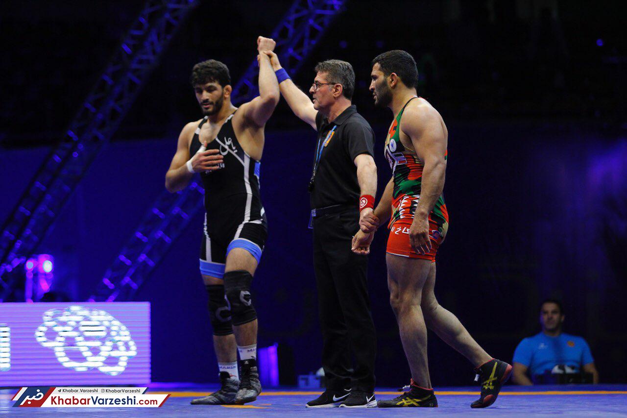 قهرمانی بازار بزرگ در لیگ برتر کشتی آزاد