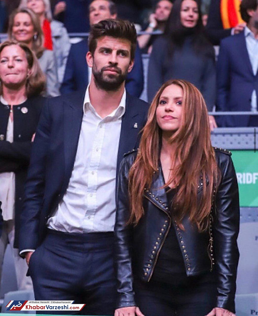 عکس| پیکه و شکیرا تماشاگر ویژه جام‌دیویس