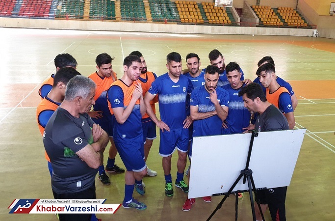 برگزاری تمرین تیم ملی فوتسال در مشهد