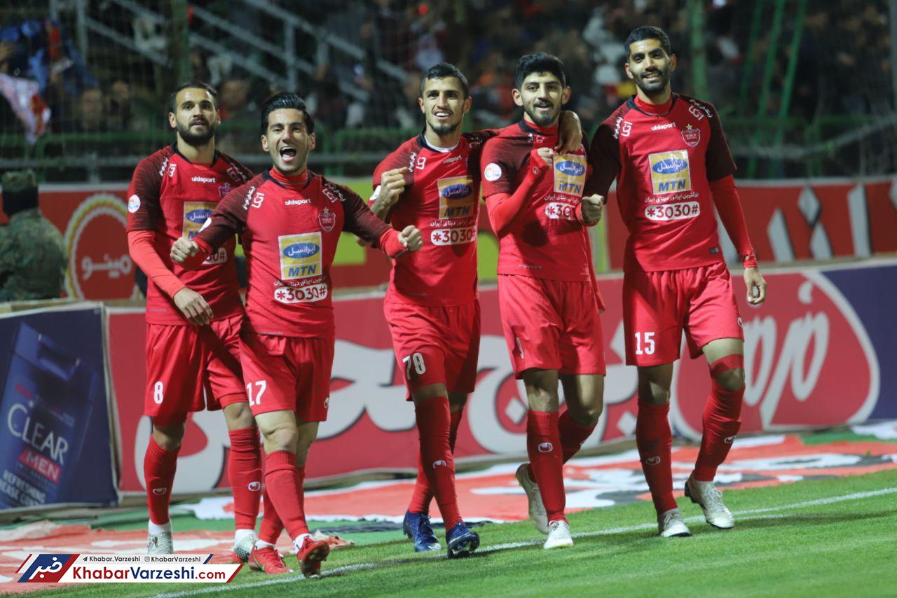 گزارش تصویری| برد پرگل پرسپولیس مقابل ذوب آهن