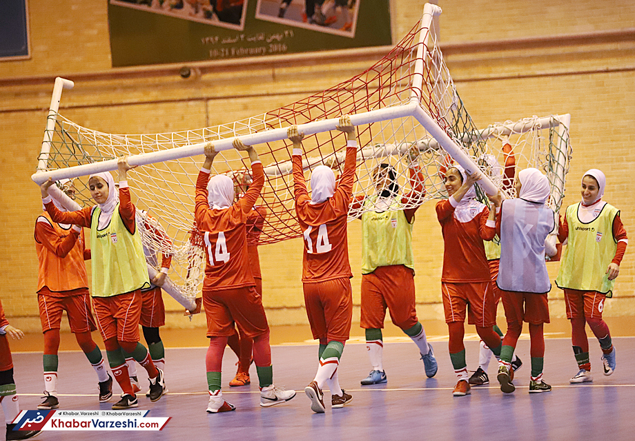 گزارش تصویری| تمرین تیم ملی فوتسال بانوان