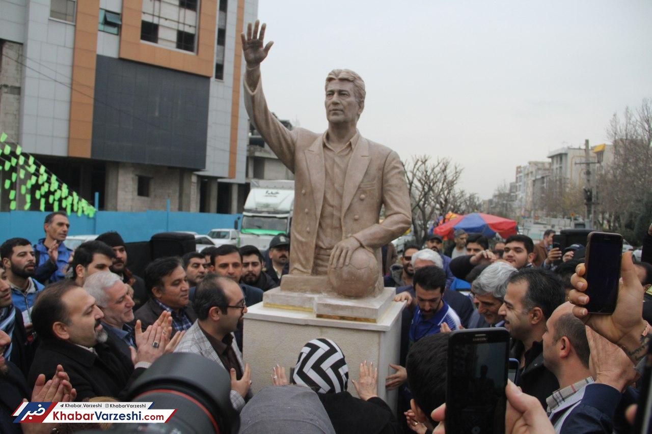 گزارش تصویری| رونمایی از تندیس ناصر حجازی