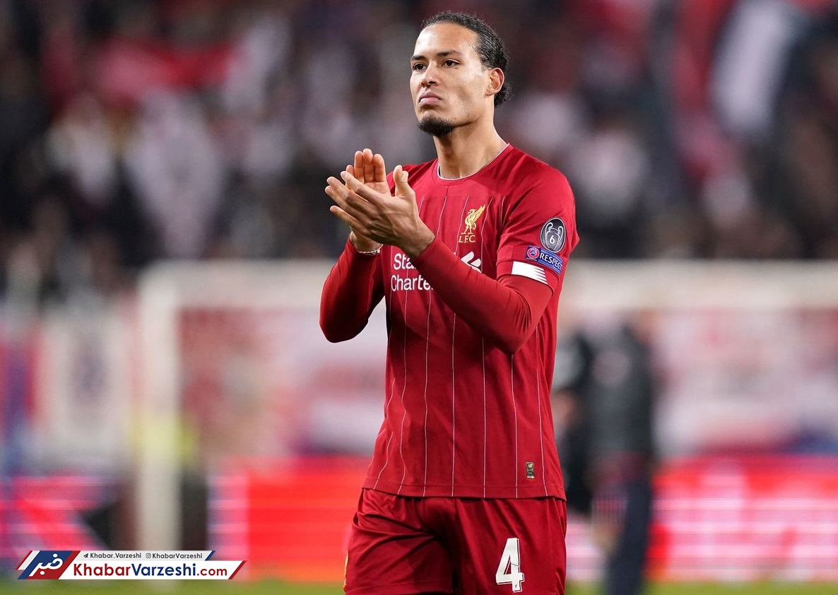 فان‌دایک، بهترین بازیکن از نگاه هواداران انگلیس