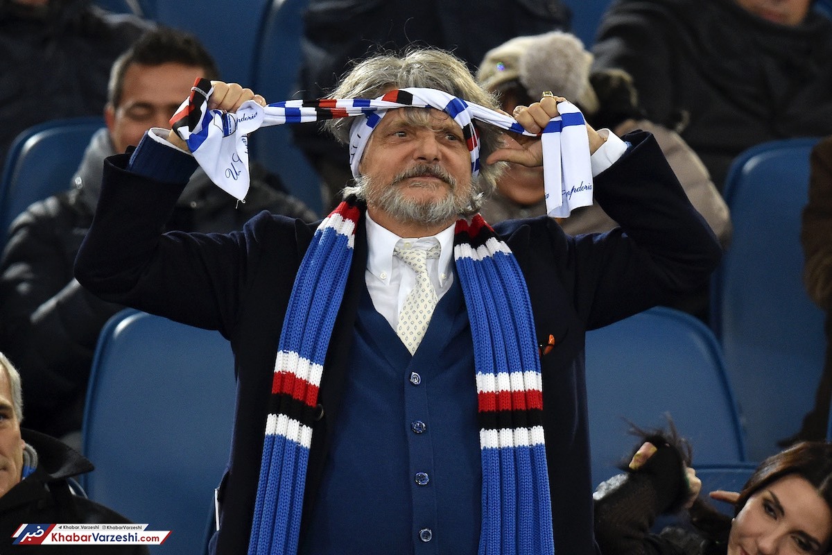 واکنش عجیب رئیس سامپدوریا به پرش رونالدو