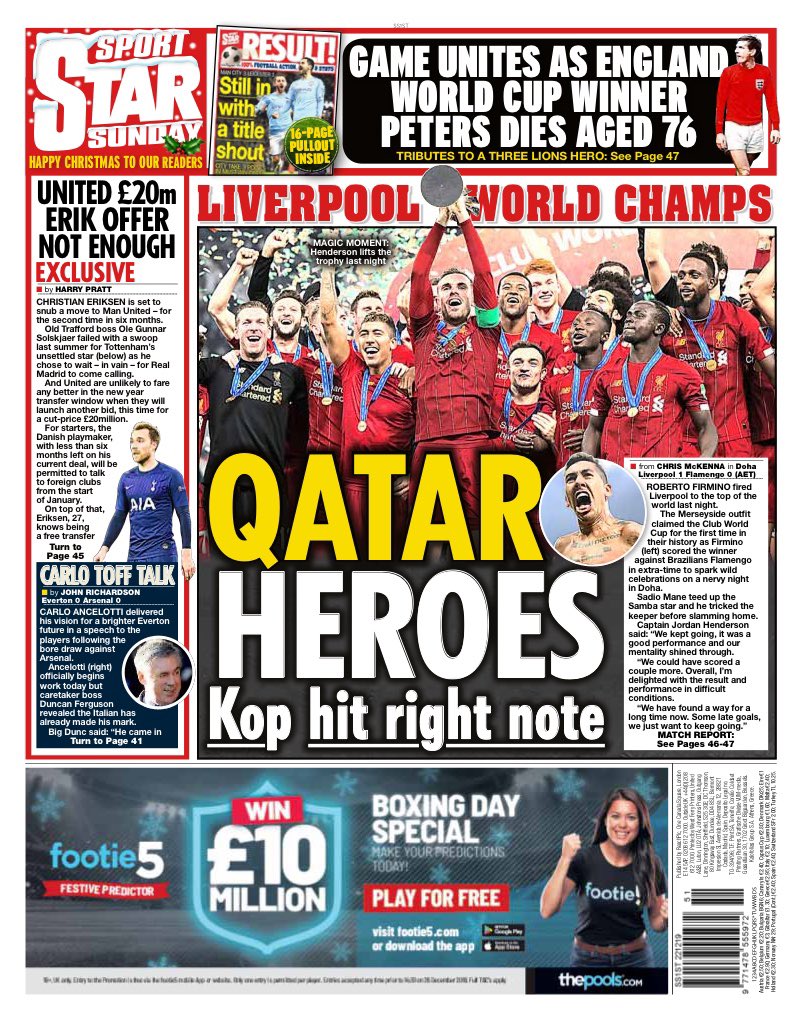روزنامه استار| قهرمانان قطر