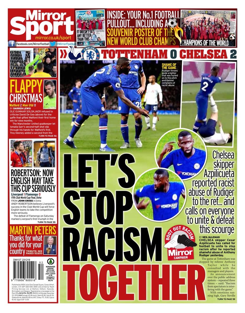 روزنامه میرر| بیایید با یکدیگر نژادپرستی را متوقف کنیم