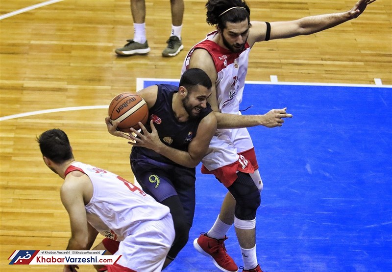 مهرام صدرنشین لیگ برتر بسکتبال شد