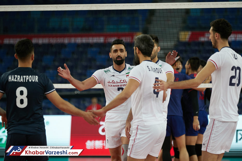 گزارش تصویری| پیروزی مقتدرانه والیبال ایران در نخستین دیدار انتخابی المپیک