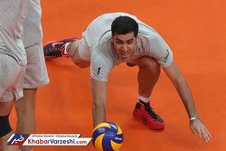 مصدومیت شهرام محمودی در تمرینات تیم ملی والیبال