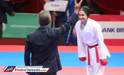 علیپور در نیمه‌نهایی کاراته‌وان