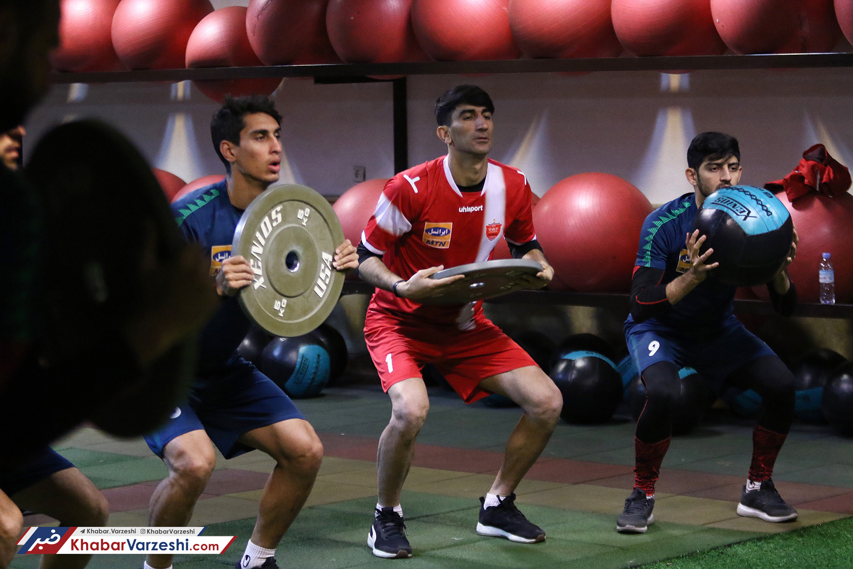گزارش تصویری| تمرین وزنه پرسپولیسی‌ها زیرنظر کریم باقری