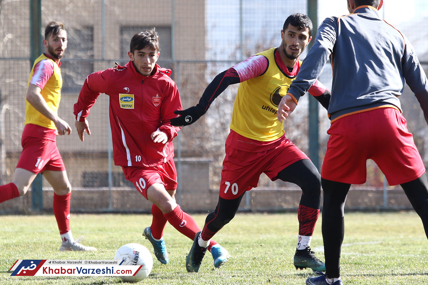 گزارش تصویری| پیگیری خبر جدایی کالدرون در تمرین پرسپولیس