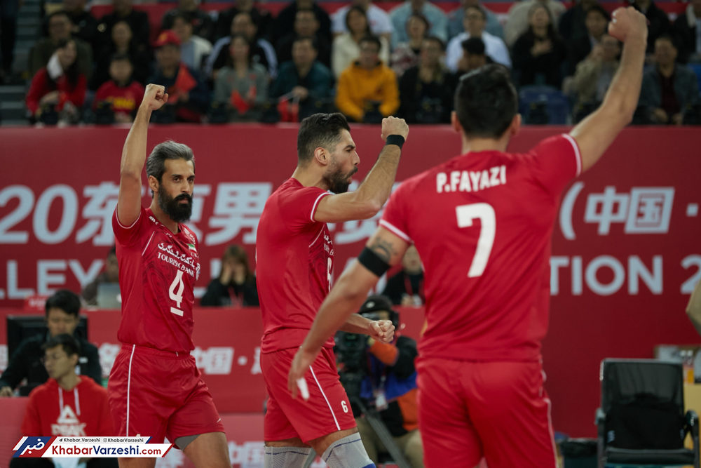 گزارش تصویری| راهیابی سروقامتان والیبال ایران به المپیک 2020 با شکست چین