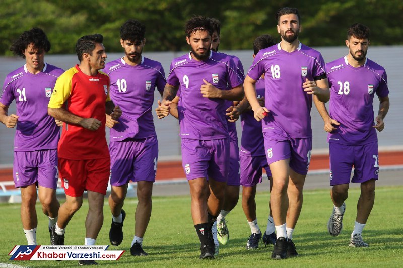 گزارش تصویری| تمرین تیم فوتبال امید در تایلند