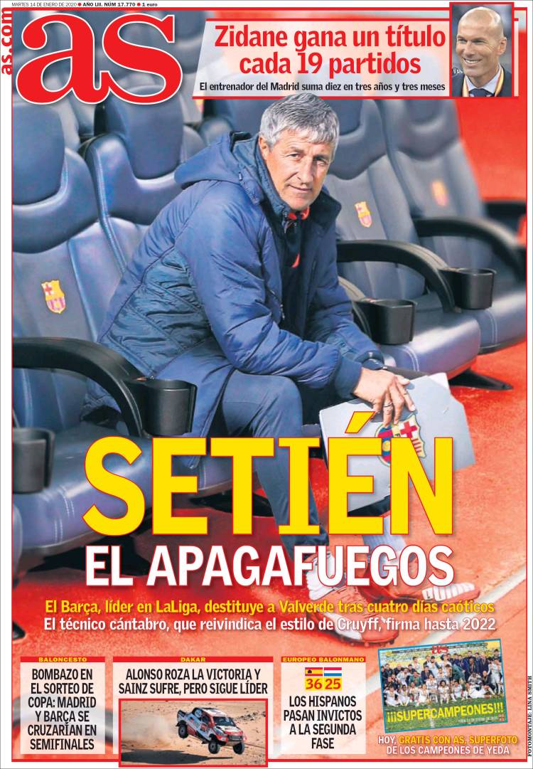 روزنامه آس| ستین، یک آتش‌نشان