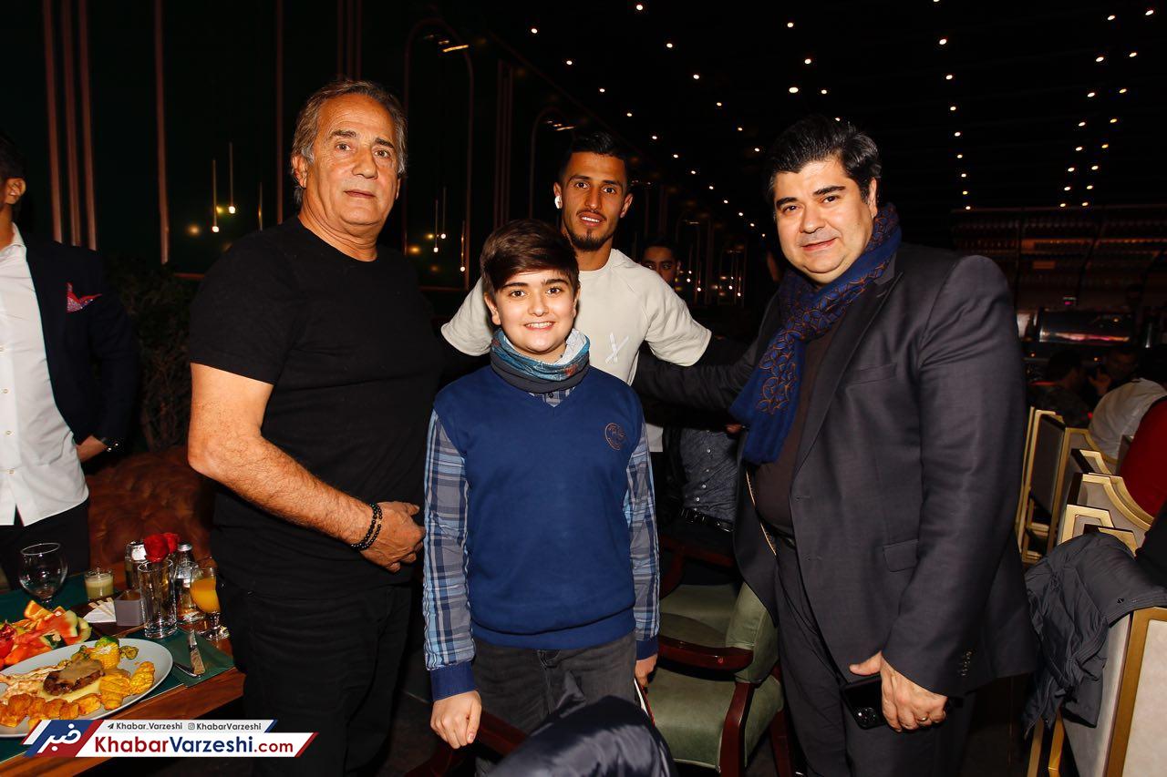 تصاویر| ضیافت ناهار پرسپولیسی‌ها در کنار سالار عقیلی