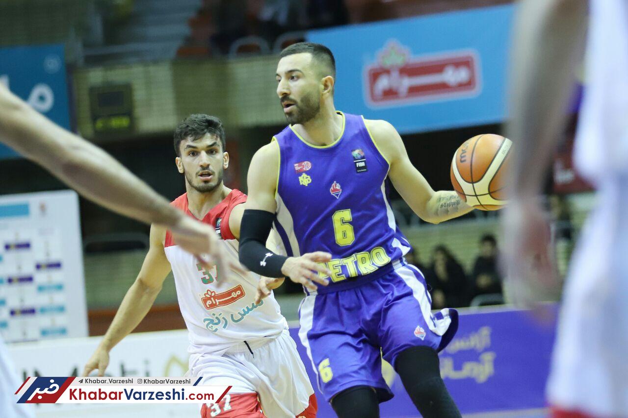 گزارش تصویری| تقابل مهرام و پروشیمی در لیگ برتر بسکتبال