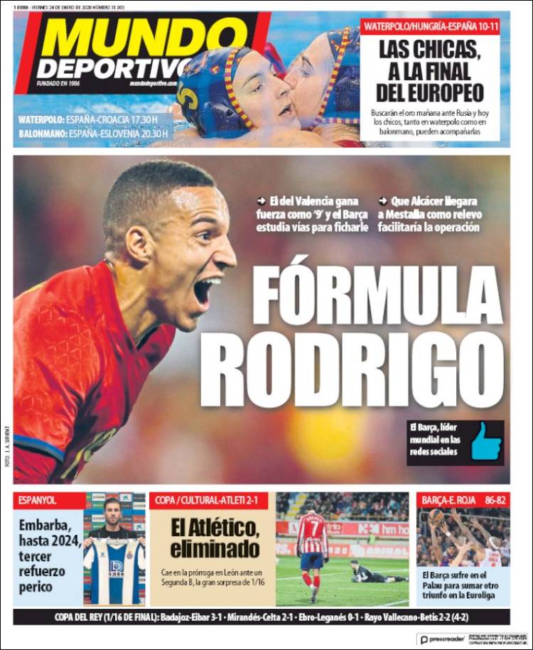 روزنامه موندو| فرمول رودریگو