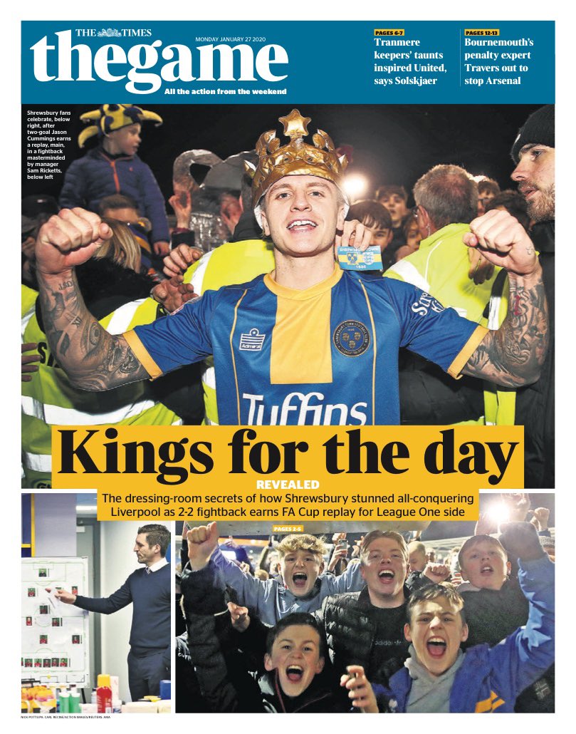 روزنامه تایمز| پادشاهِ روز