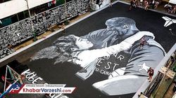 عکس| طراحی زمین بسکتبال به عشق کوبی