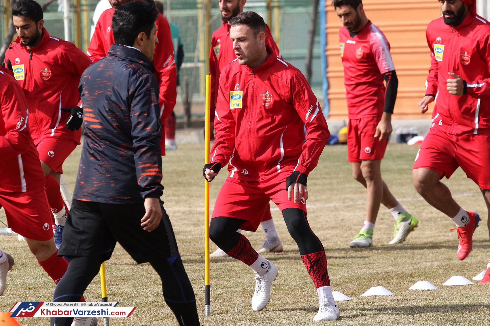 گزارش تصویری| تمرین پرسپولیسی‌ها در زمین پژوهشگاه نفت