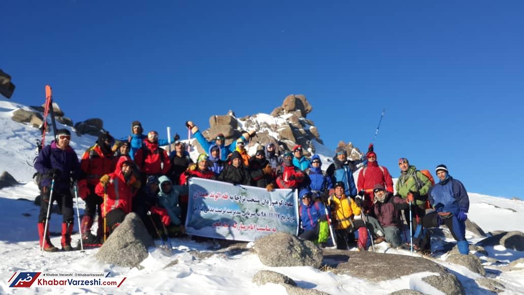 تصاویر| ارتش به قله الوند صعود کرد