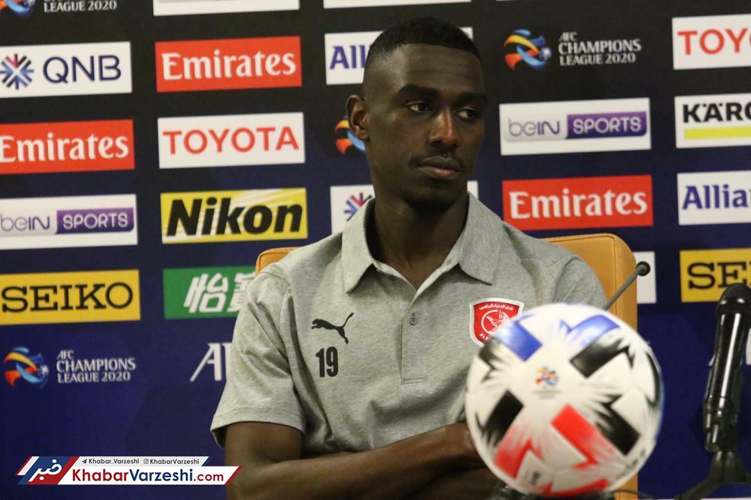 المعز علی: از برد مقابل پرسپولیس مطمئن هستم