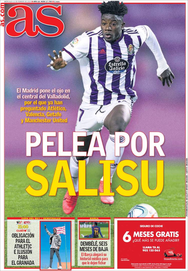 روزنامه آس| جنگ برای سالیسو