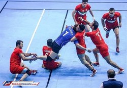 برتری کبدی ایران برابر آلمان در مسابقات جهانی