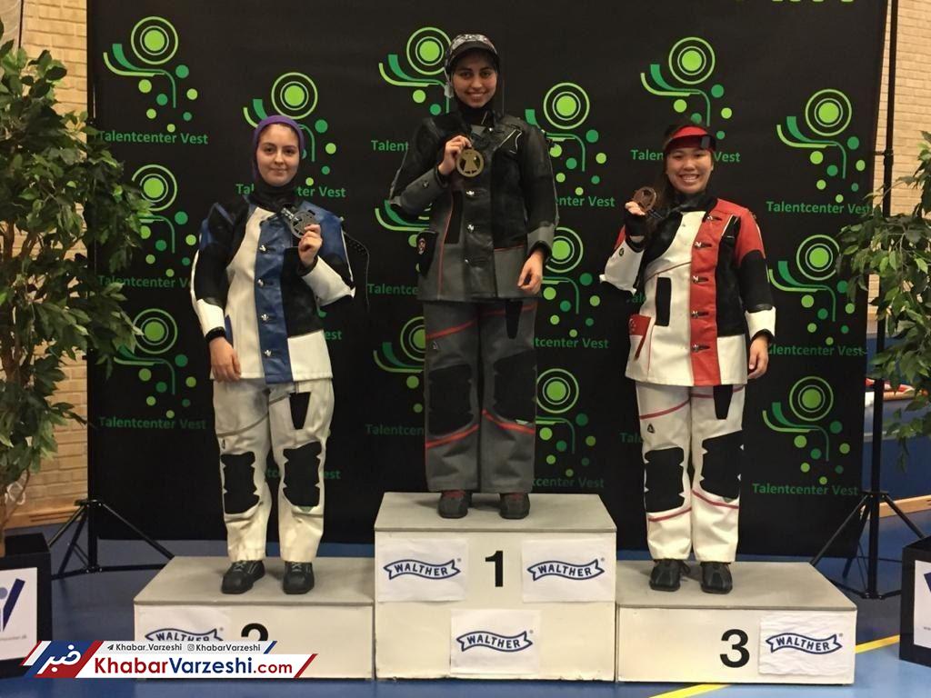 مدال طلا و نقره بر گردن کرم‌زاده و صادقیان