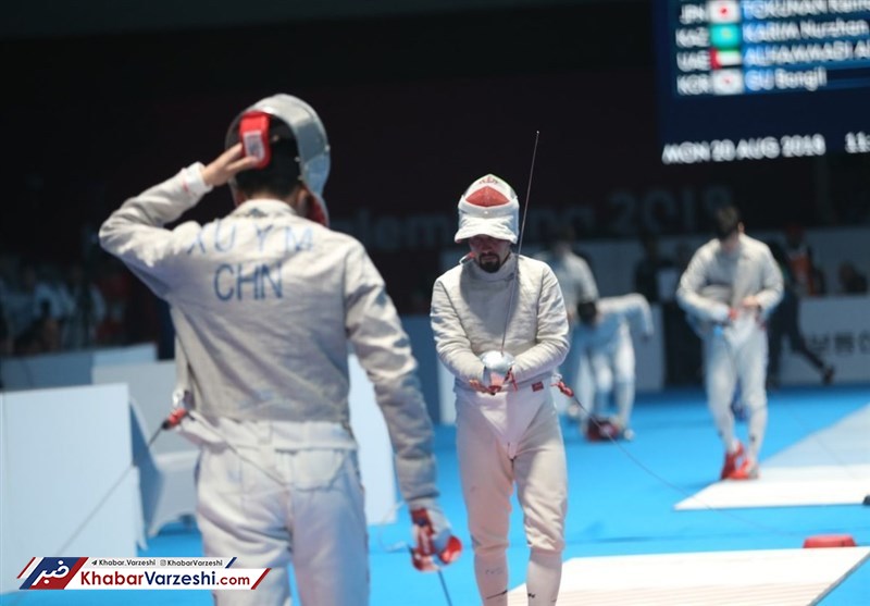 حذف مجتبی عابدینی مقابل نماینده فرانسه