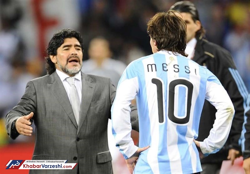 مارادونا: دوست داشتم مقابل مسی بازی کنم
