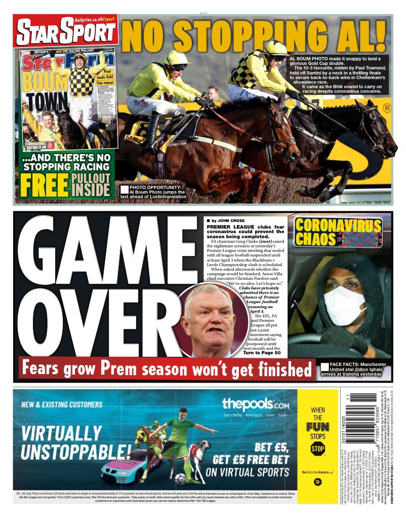 روزنامه استار| بازی تمام شد