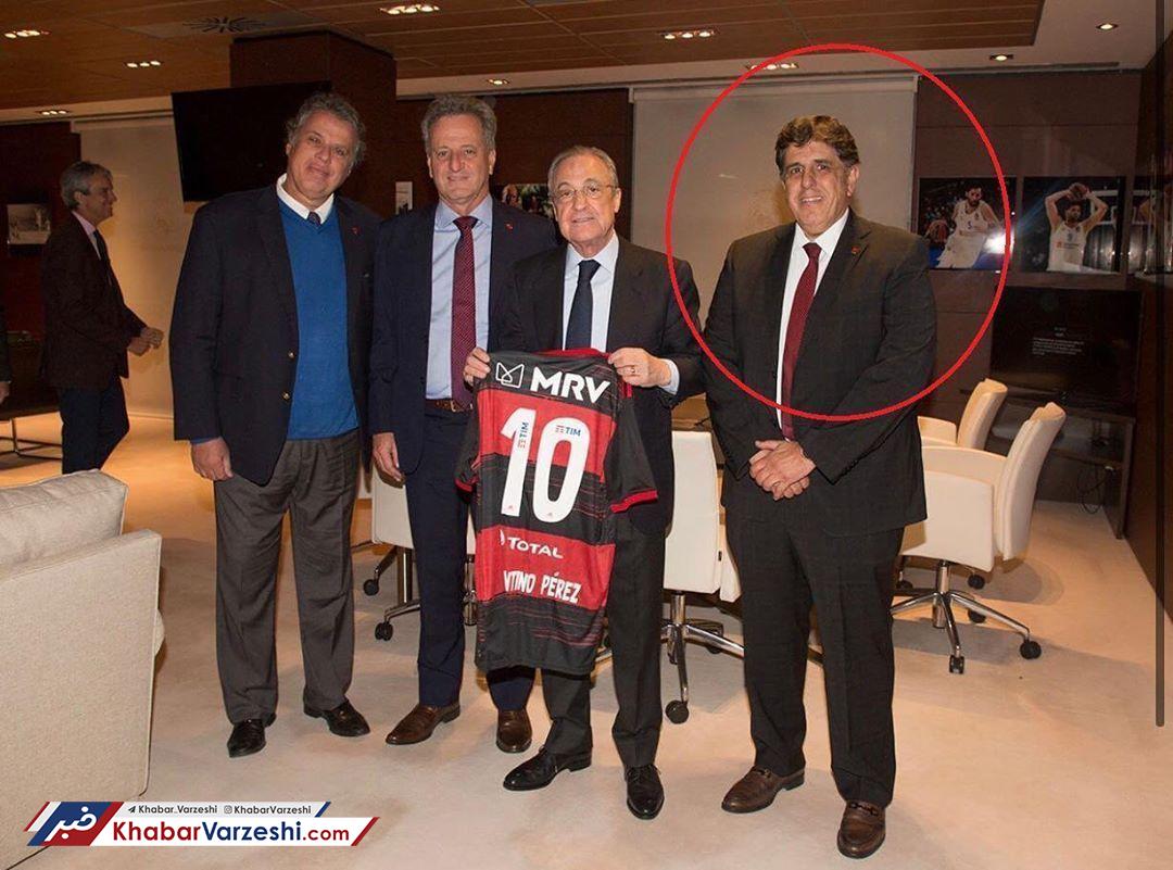 عکس| نشانه‌هایی از احتمال کرونایی شدن رئیس رئال‌مادرید