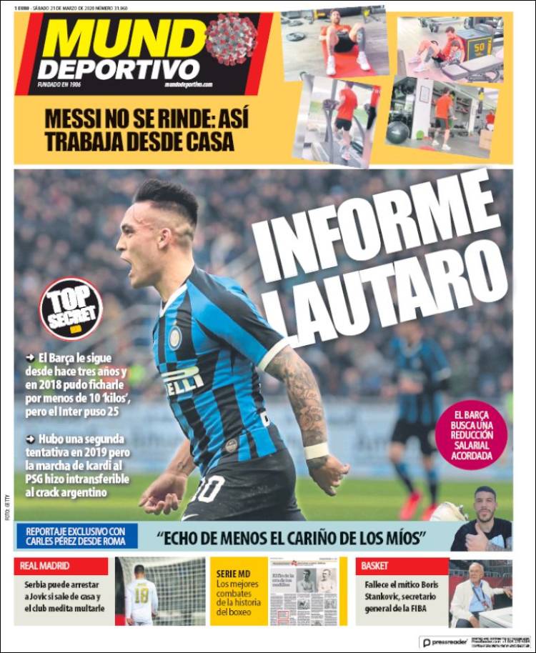 روزنامه موندو| گزارش لائوتارو