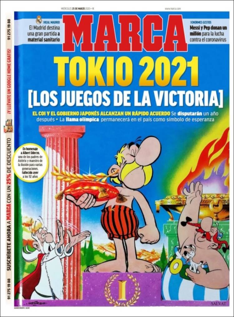 روزنامه مارکا| توکیو 2021؛ بازی‌های پیروزی